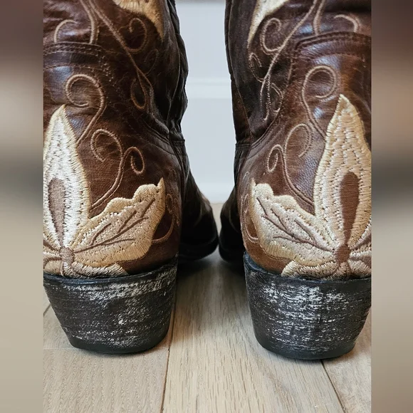 **Rare** Old Gringo Embroidered Brown Razz Boots Size 9m - Picture 7 of 16